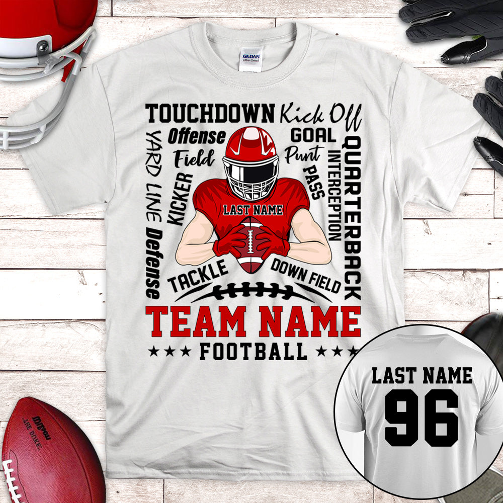 American Football Team Shirt - Football Game Days Custom Shirt Gift For  Football Player Football Lovers