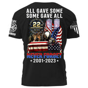 All Gave Some Some Gave All Never Forget 22 Anniversary Patriot Day Personalized Shirt For Firefighter H2511