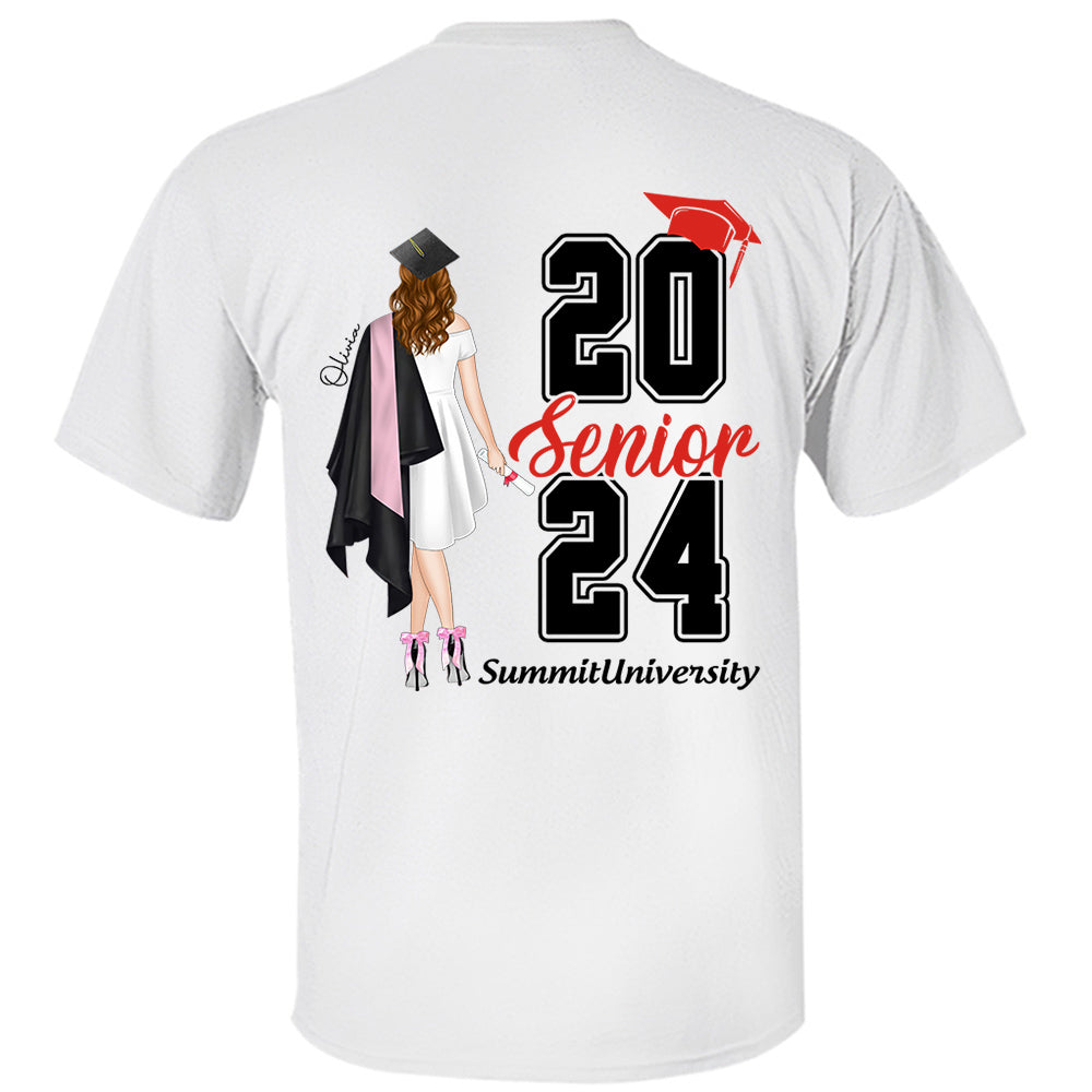 Senior 2024 Pesonalized Shirt For Graduation, Graduation Gift M2204
