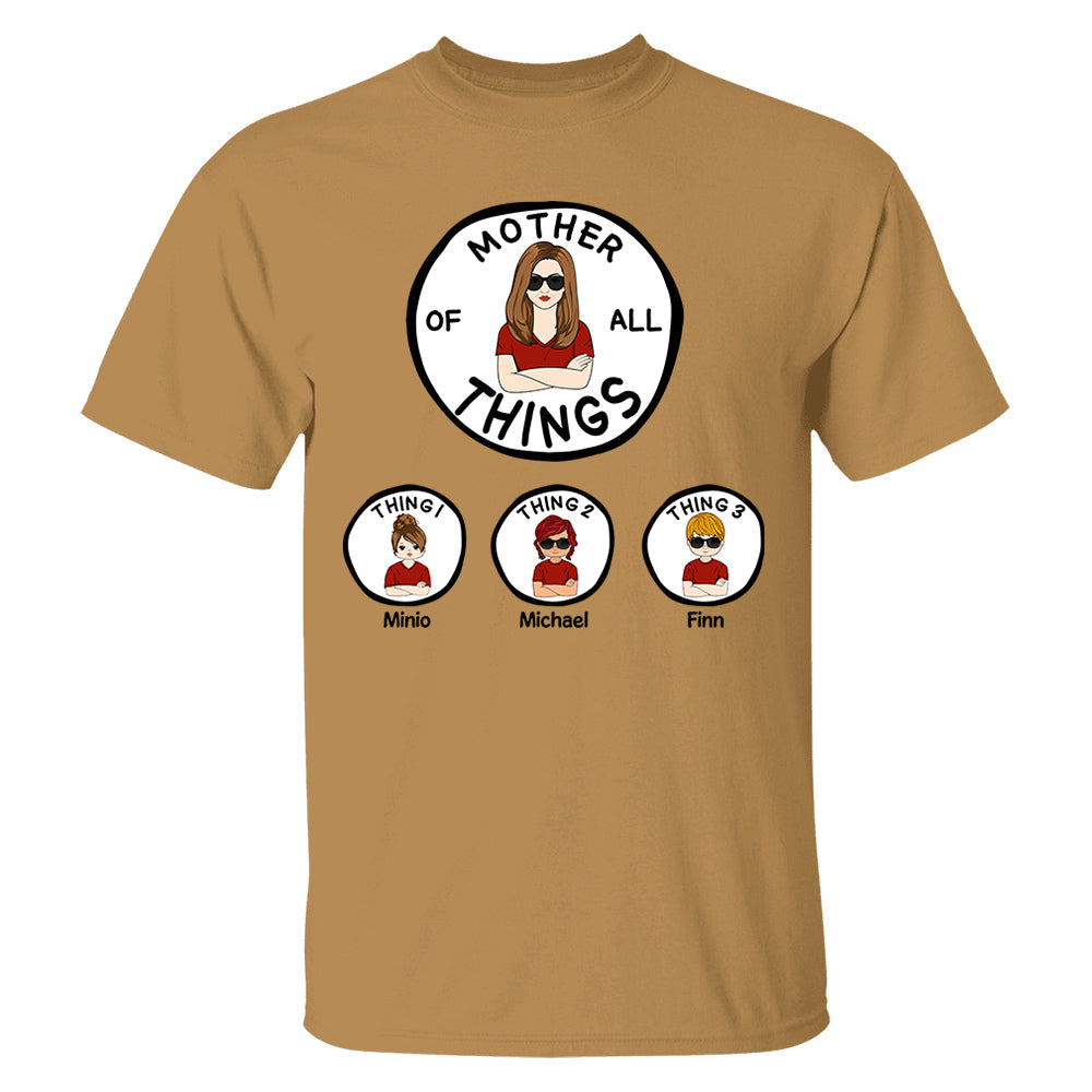 Grandma Of All Things Personalized Shirt - Mother's Day, Birthday Gift For Mother, Grandma