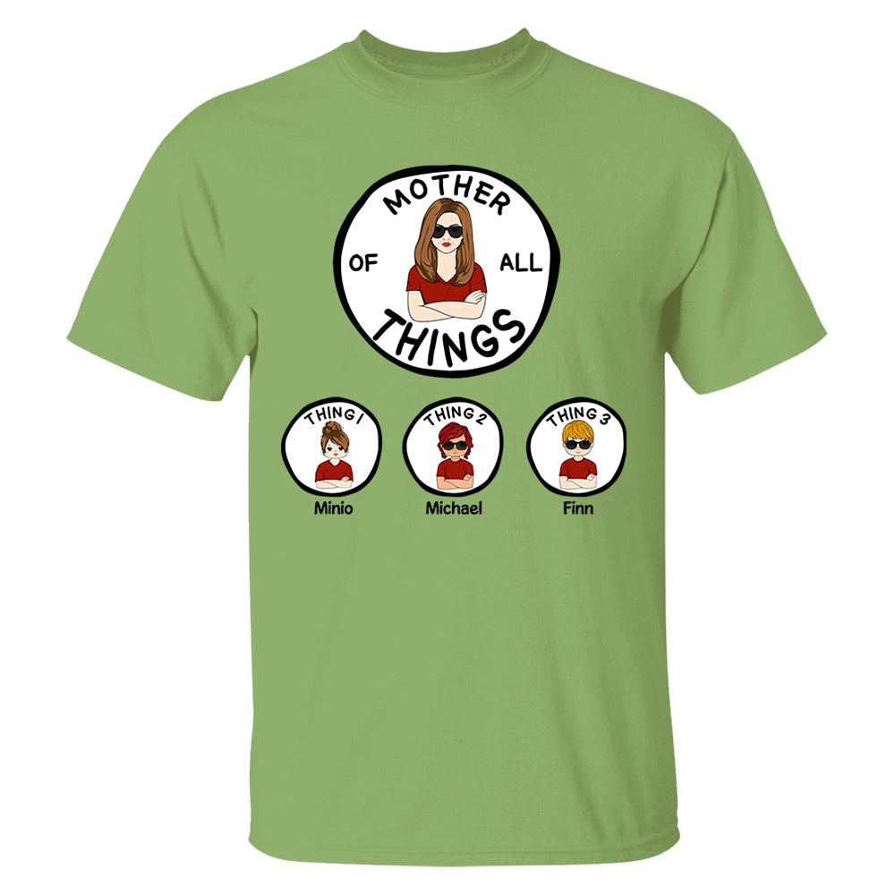 Grandma Of All Things Personalized Shirt - Mother's Day, Birthday Gift For Mother, Grandma