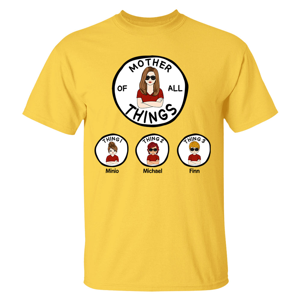 Grandma Of All Things Personalized Shirt - Mother's Day, Birthday Gift For Mother, Grandma