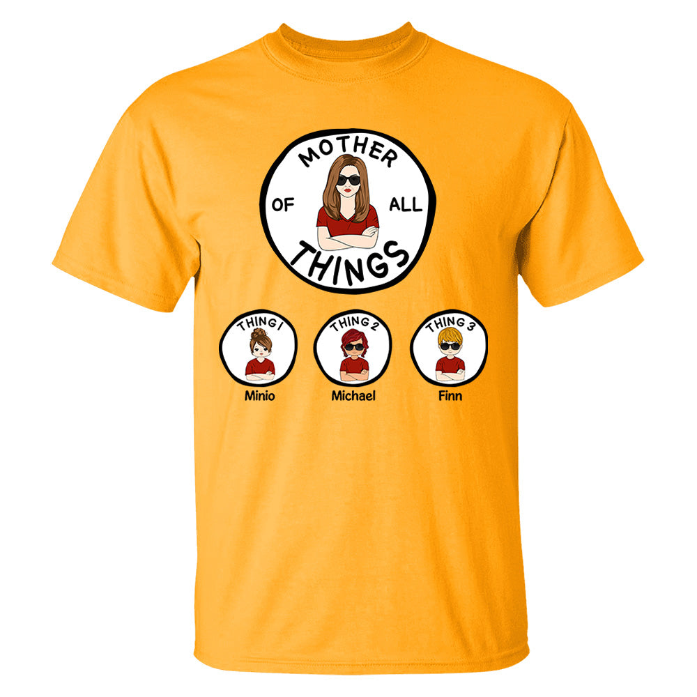 Grandma Of All Things Personalized Shirt - Mother's Day, Birthday Gift For Mother, Grandma