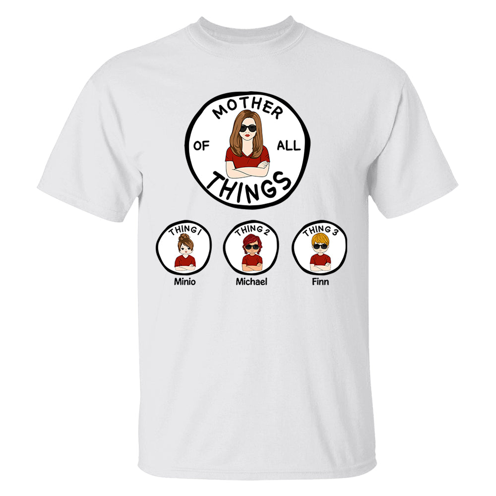 Grandma Of All Things Personalized Shirt - Mother's Day, Birthday Gift For Mother, Grandma