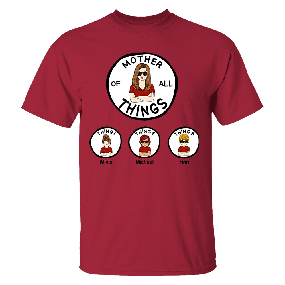 Grandma Of All Things Personalized Shirt - Mother's Day, Birthday Gift For Mother, Grandma