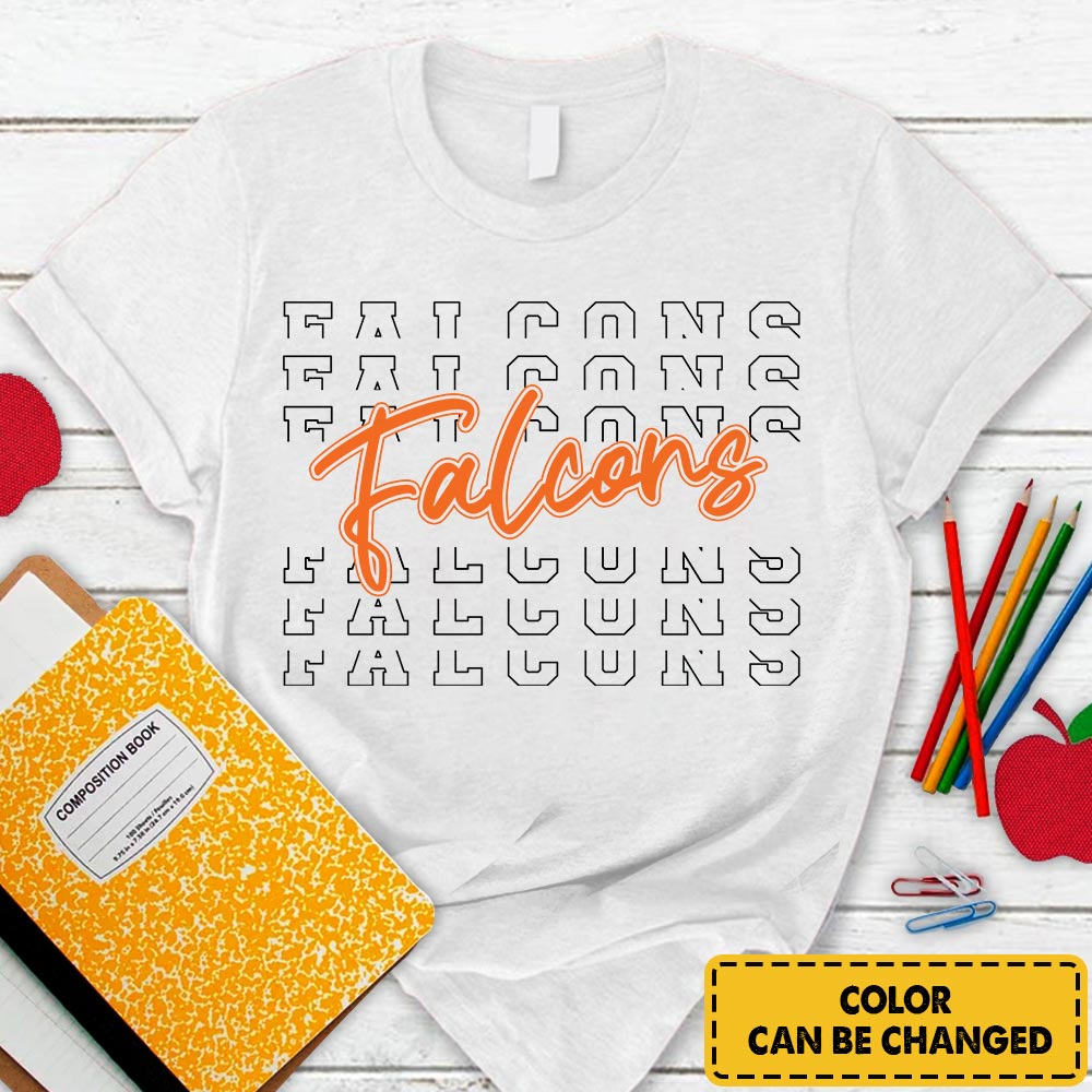 Personalized Falcons Echo T-Shirt For Teacher