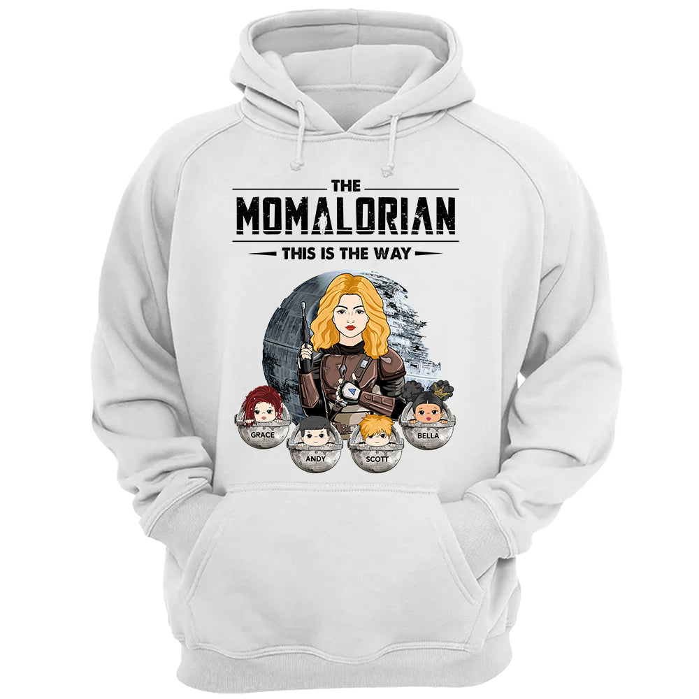 The Momalorian This Is The Way - Personalized Shirt For Mom