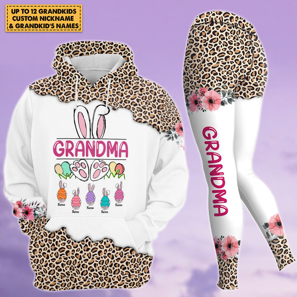 Bunny Easter Eggs All Over Print Shirt Hoodie Tank Tops And Legging Custom Shirt Gift For Grandma