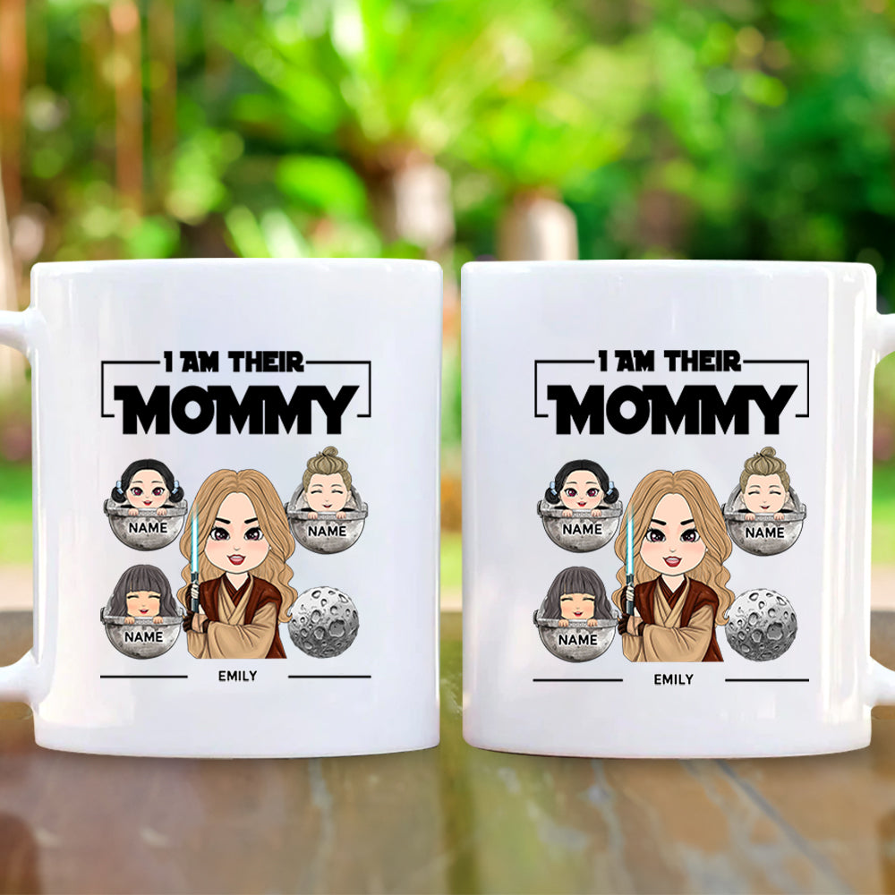 I Am Their Mommy - Personalized Mug Custom Nickname With Kids Gift For Mom Grandma Nana