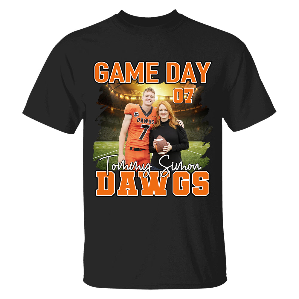 Game Day Football Personalized Shirt Custom Team Name