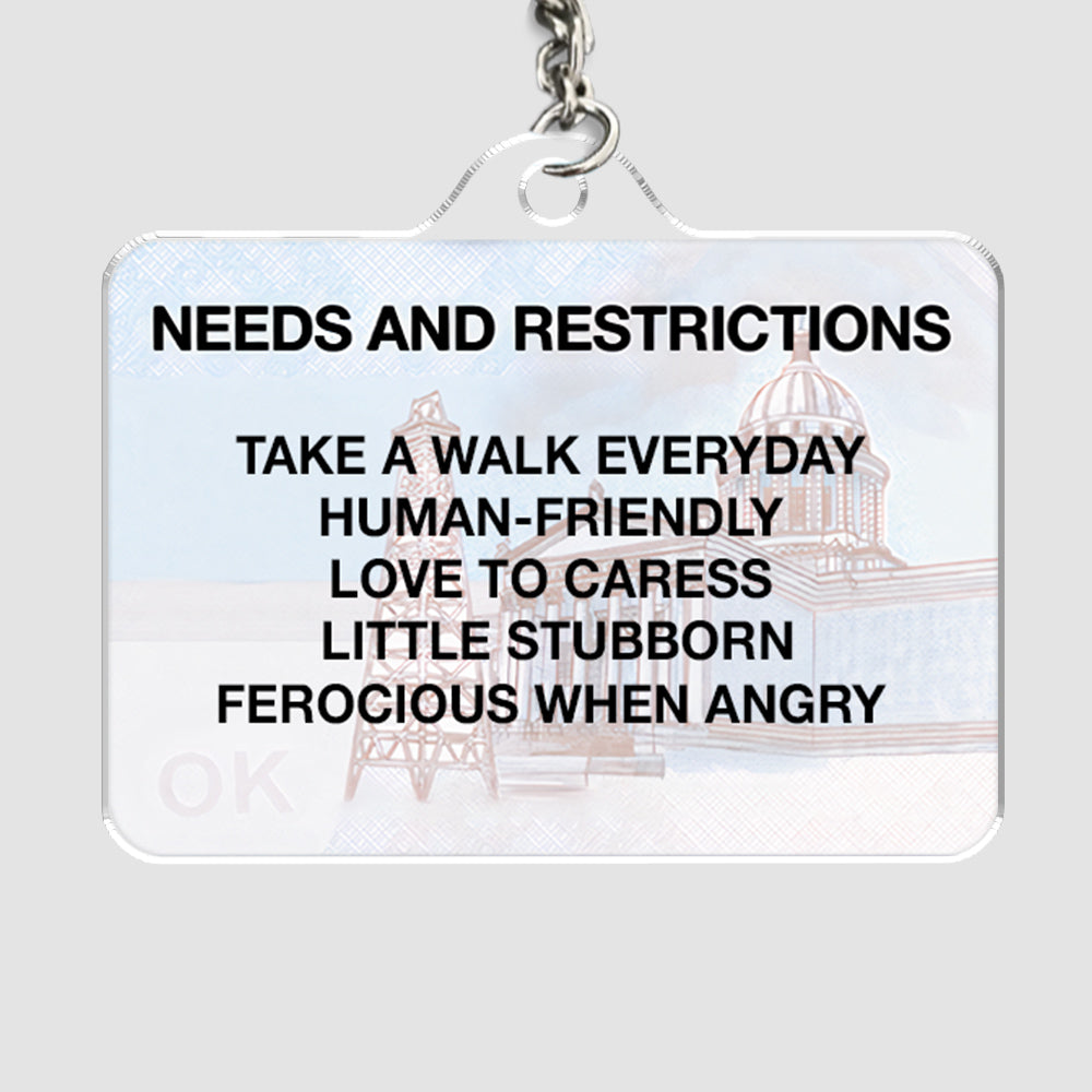 Custom Photo Pet ID Tags - Drivers License - Oklahoma