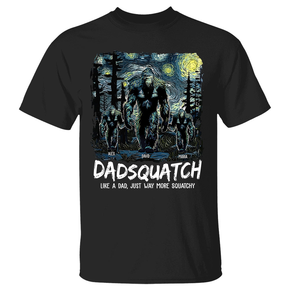 Papasquatch, Like A Grandpa, Just Way More Squatchy - Personalized Shirt K1702