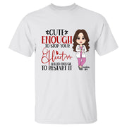 Personalized Nurse Shirts Cute Enough To Stop Your Heart Skilled Enough To Restart It Nurse Week, Cute Nurse Shirt K1702