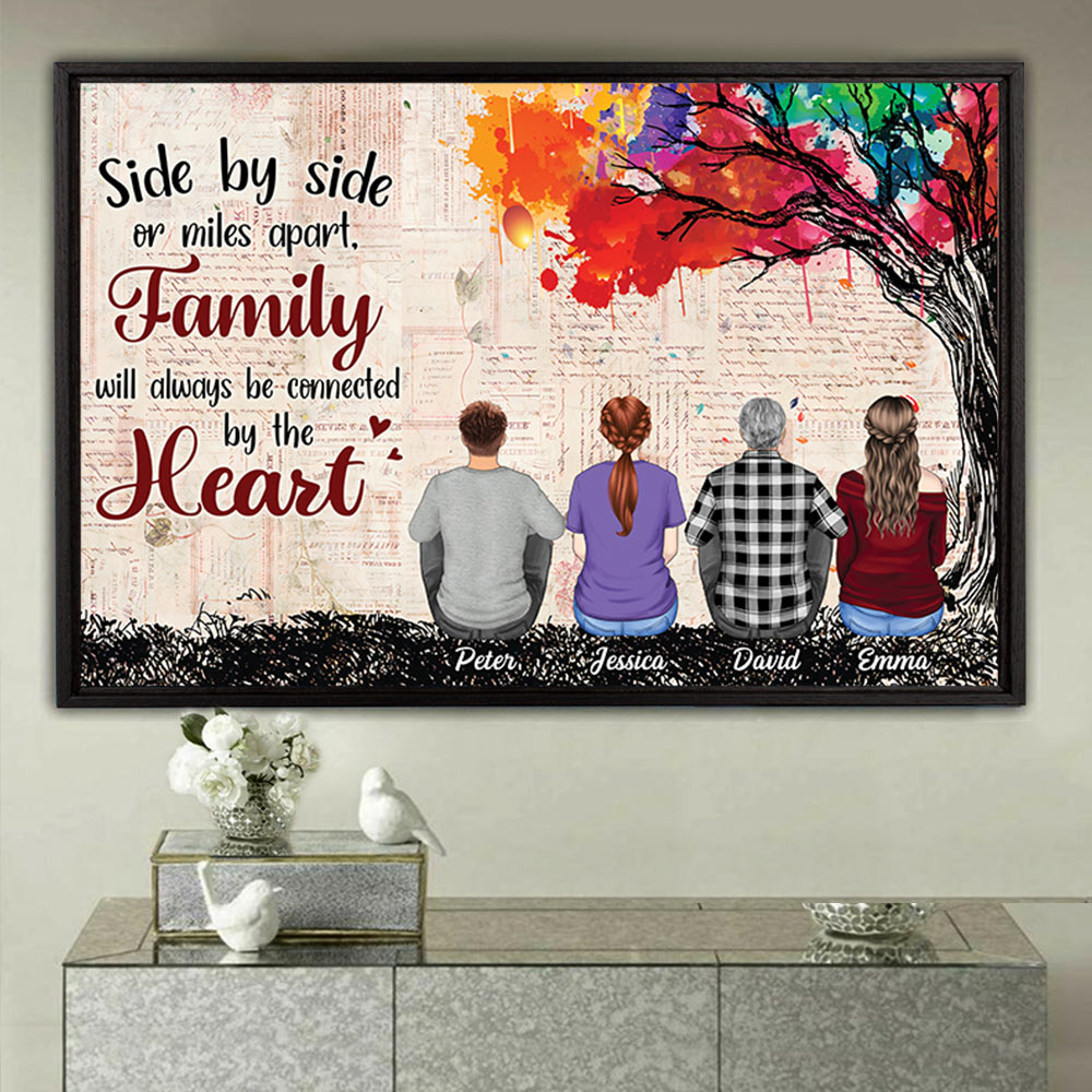 Personalized Canvas Gift For Family - Custom Gifts For Family - It's Always Better When We'Re Together Poster Canvas For Your Family Members