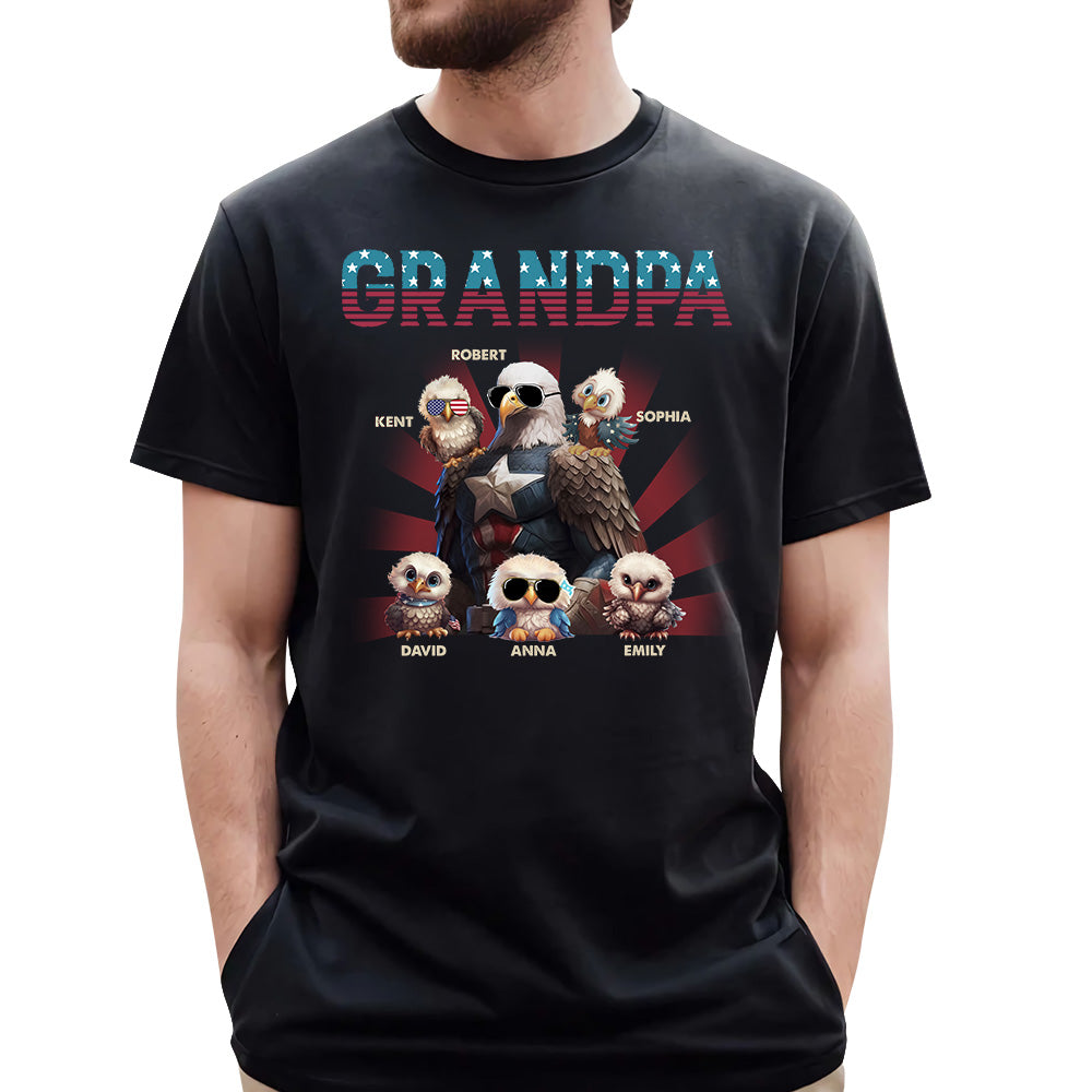 America Eagle Personalized Patriotic Bald Eagle Shirt