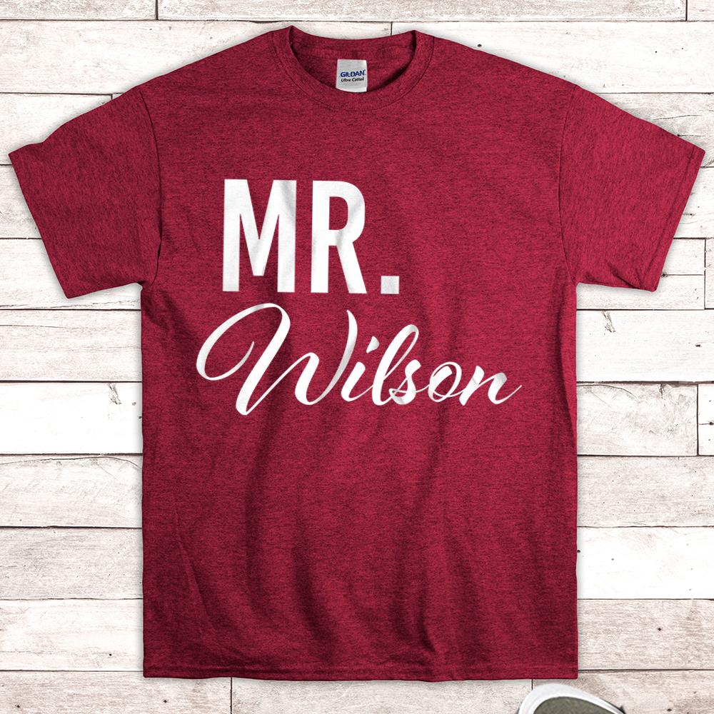 Personalized Mr Custom Gift For Fiance - New Husband Shirt