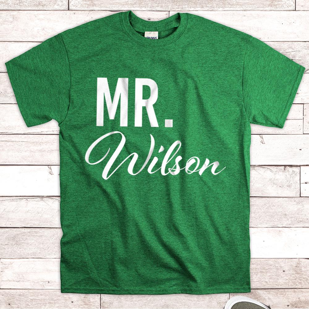 Personalized Mr Custom Gift For Fiance - New Husband Shirt