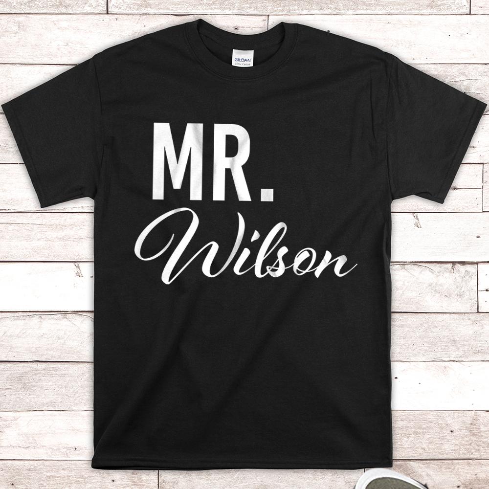 Personalized Mr Custom Gift For Fiance - New Husband Shirt