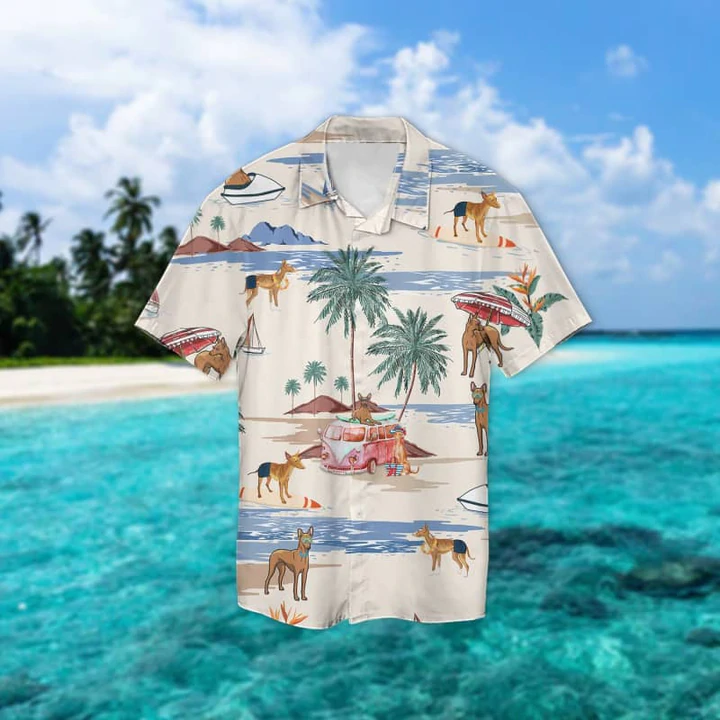 Cirneco Delletna Summer Beach Hawaiian Shirt, Hawaiian Shirts For Men Short Sleeve Aloha Beach Shirt