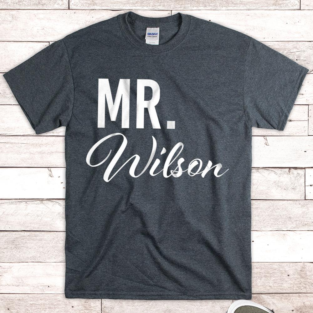 Personalized Mr Custom Gift For Fiance - New Husband Shirt