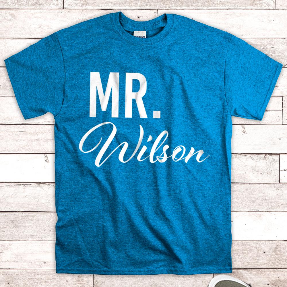 Personalized Mr Custom Gift For Fiance - New Husband Shirt