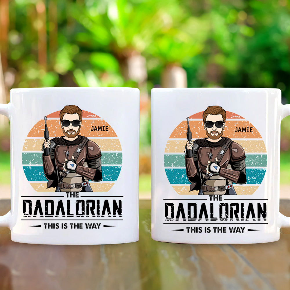 The Dadalorian This Is The Way Personalized Mug For Father Dad