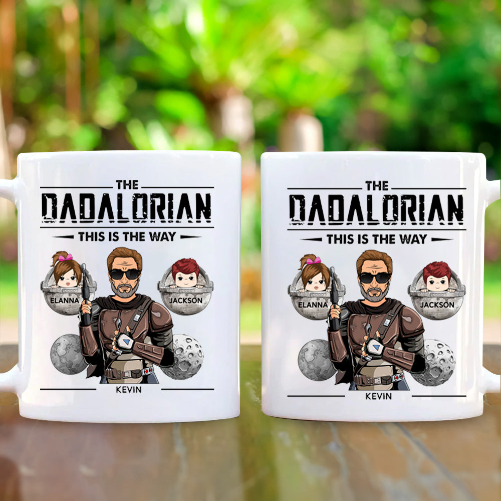 The Dadalorian This Is The Way Personalized Mug For Dad