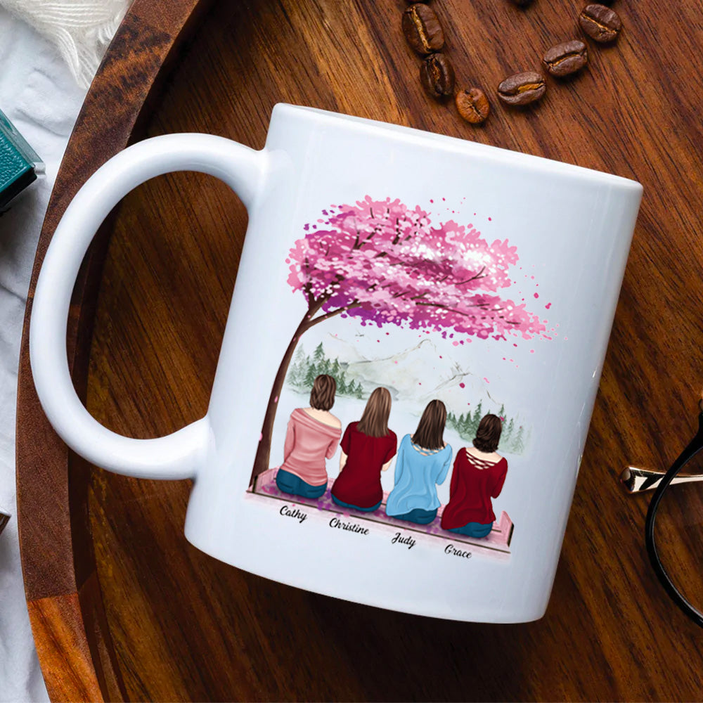 Sisters Do Not Let Sisters Fight Cancer Alone Mug - Mug For Helping Raise Awareness Of Breast Cancer