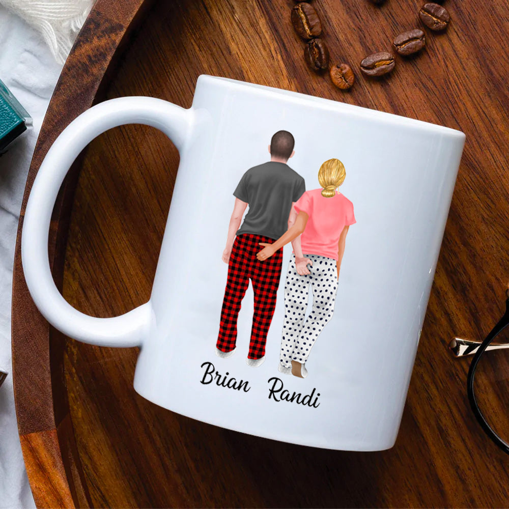 Good Morning, You're Amazing And Nice Butt Custom Mug Gift For Couple