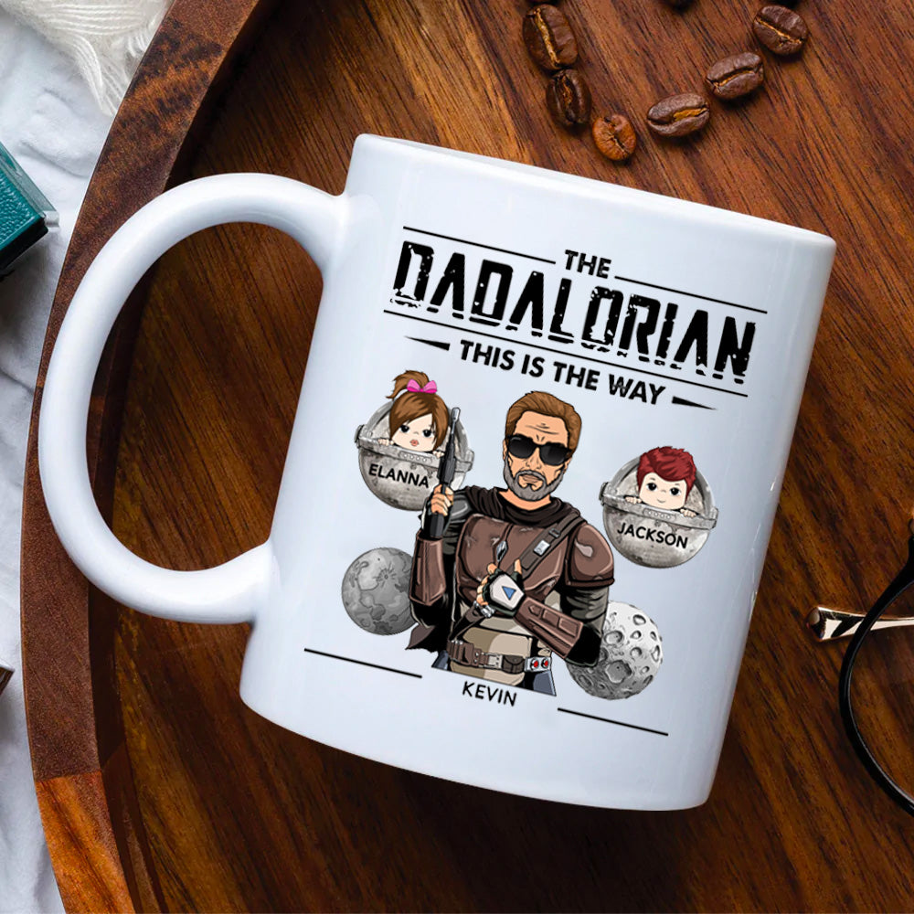 The Dadalorian This Is The Way Personalized Mug For Dad