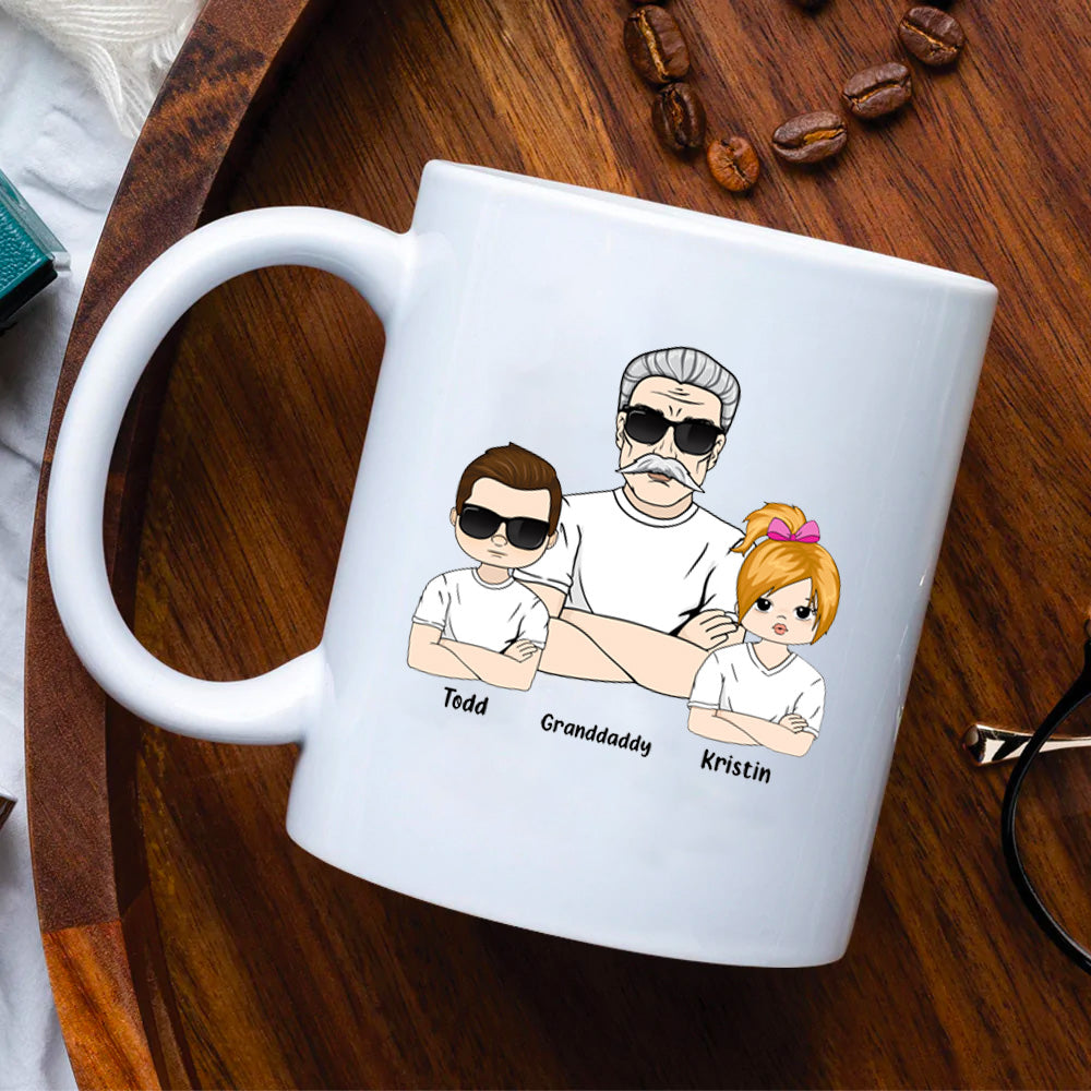 Custom Papa Bear Mugs with Personalized Images