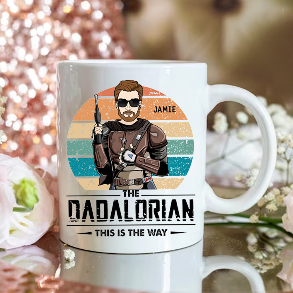 The Dadalorian This Is The Way Personalized Mug For Father Dad