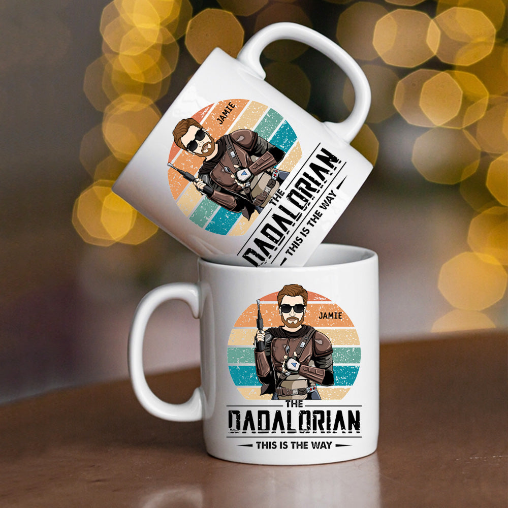 The Dadalorian This Is The Way Personalized Mug For Father Dad