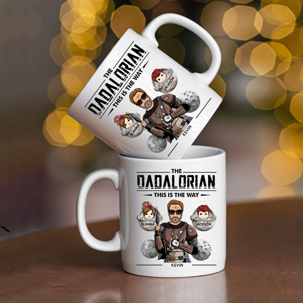 The Dadalorian This Is The Way Personalized Mug For Dad
