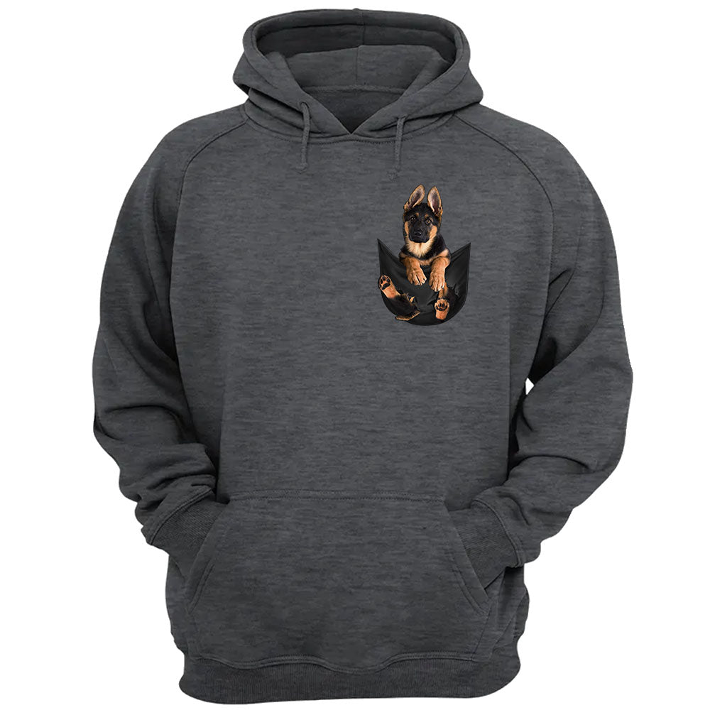 Custom Dog In Pocket Shirt For Dog Lovers
