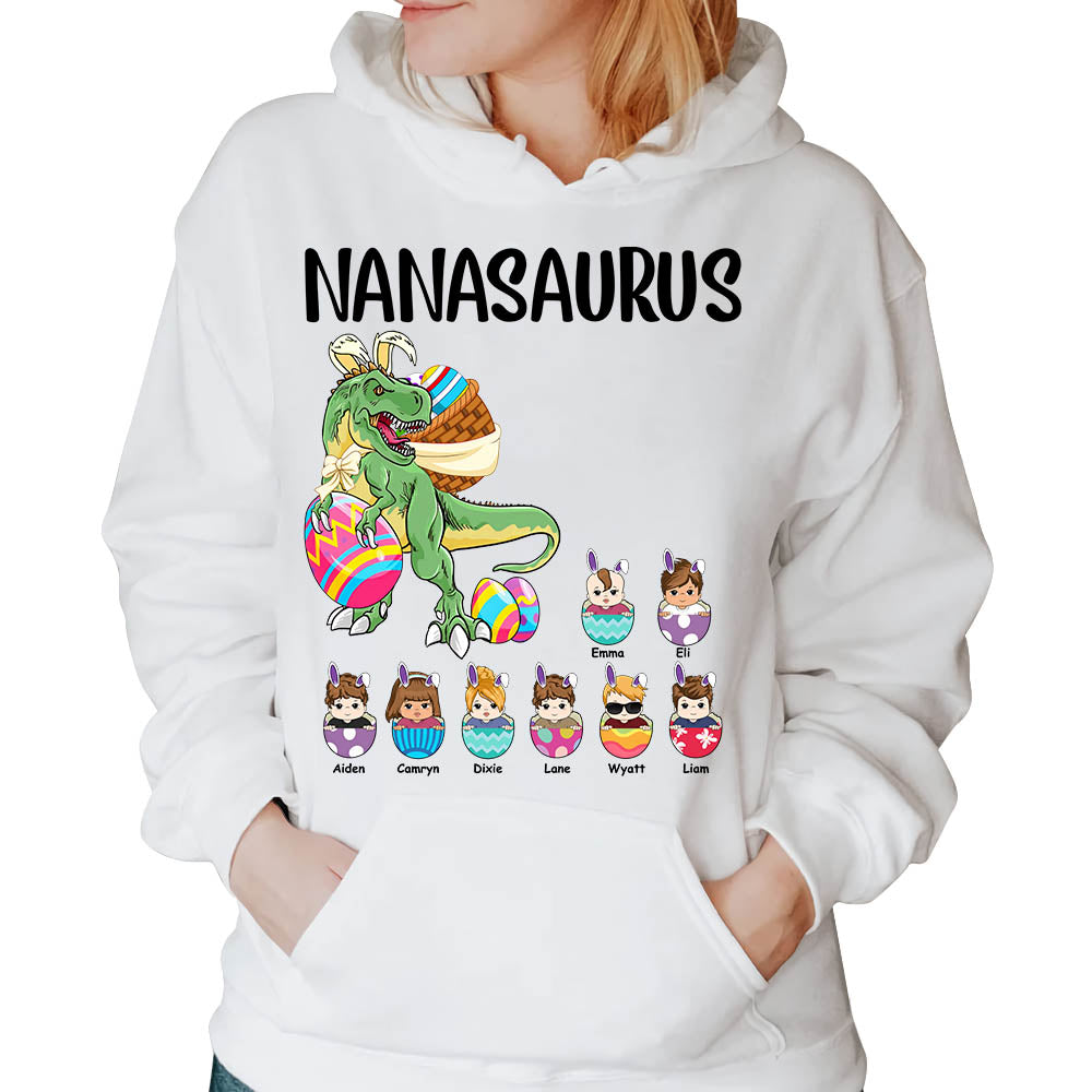 Nanasaurus Easter Day Personalized Shirt Gift For Grandma