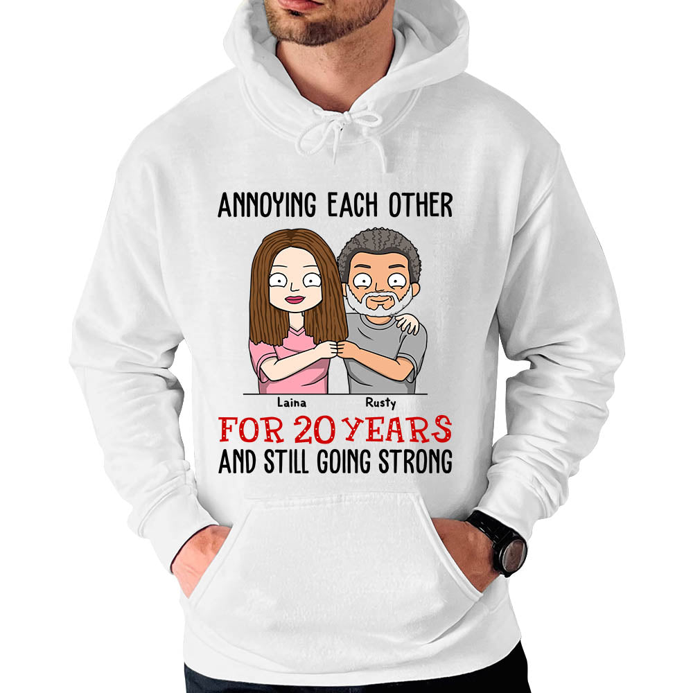 Annoying Each Other For Years And Still Going Strong Personalized Shirt Gift For Couple - Wedding Anniversary Gift