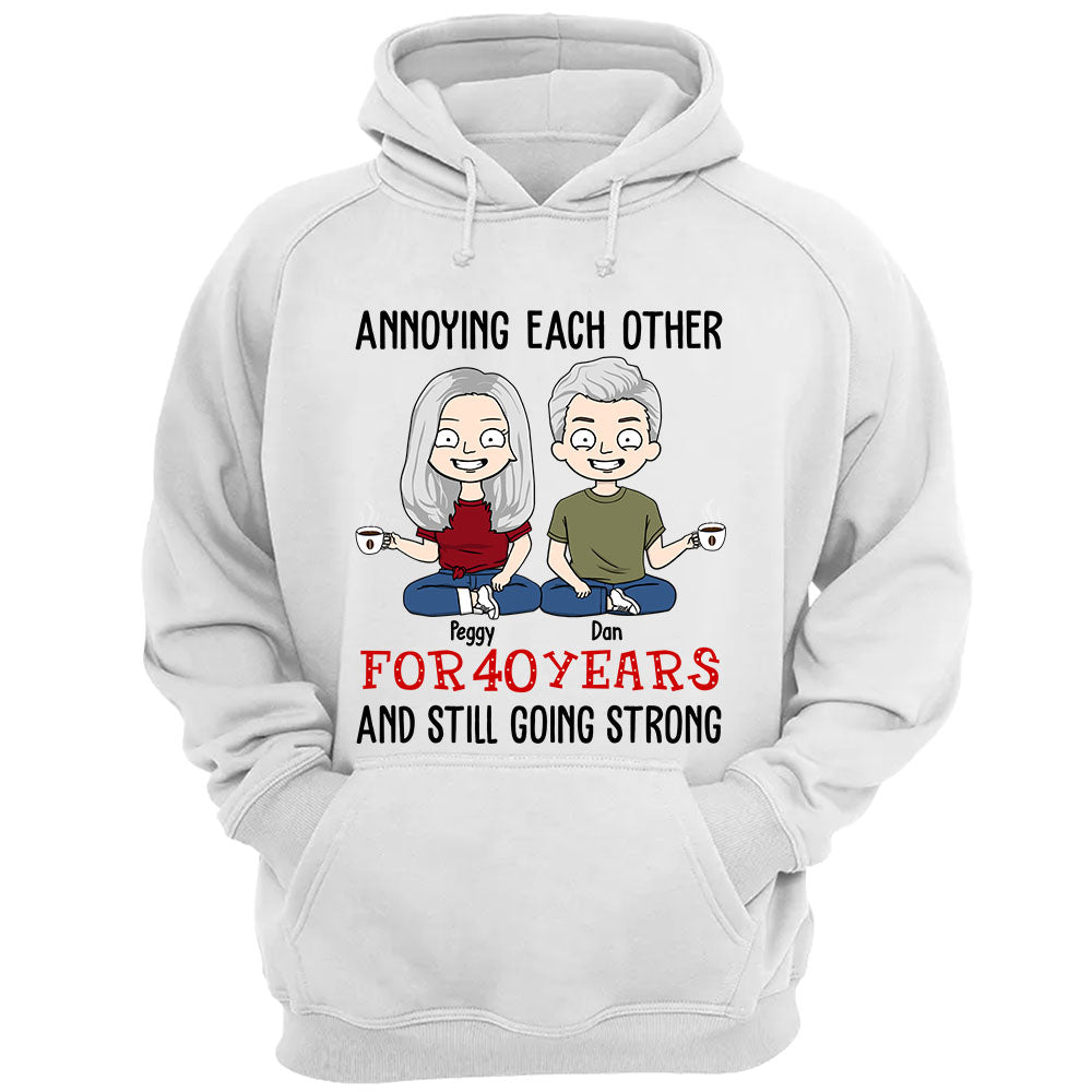 Annoying Each Other For Years And Still Going Strong Personalized Shirt Birthday, Anniversary & Valentine Gift For Couple, Husband, Wife