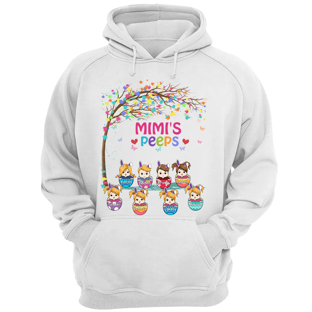 Grandma's Peeps Easter Peeps Eggs Easter's Day Personalized Shirt For Grandma