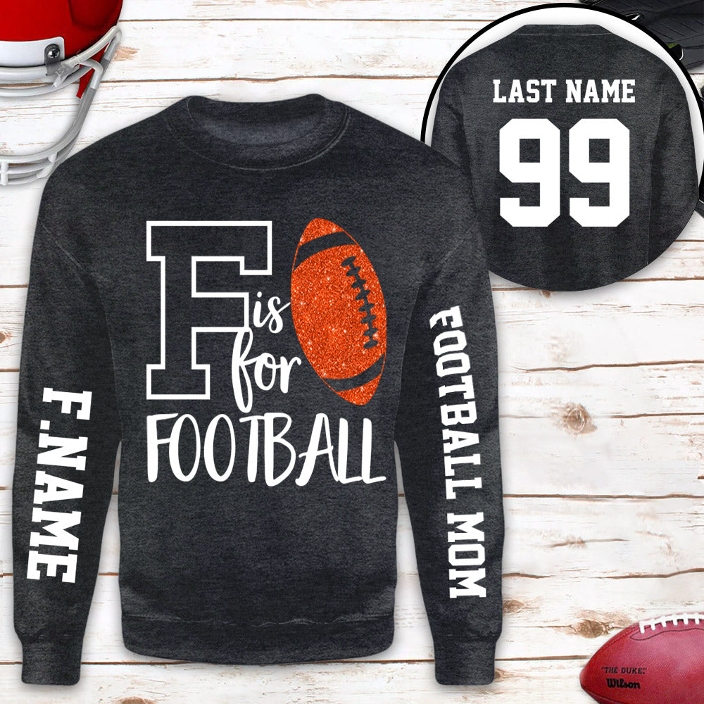 Personalized Football Mom Shirt for Game Day - Shirt Low Price