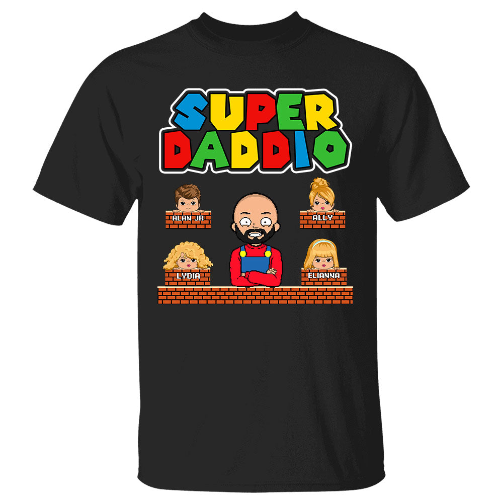 Super Daddio Custom Shirt For Dad