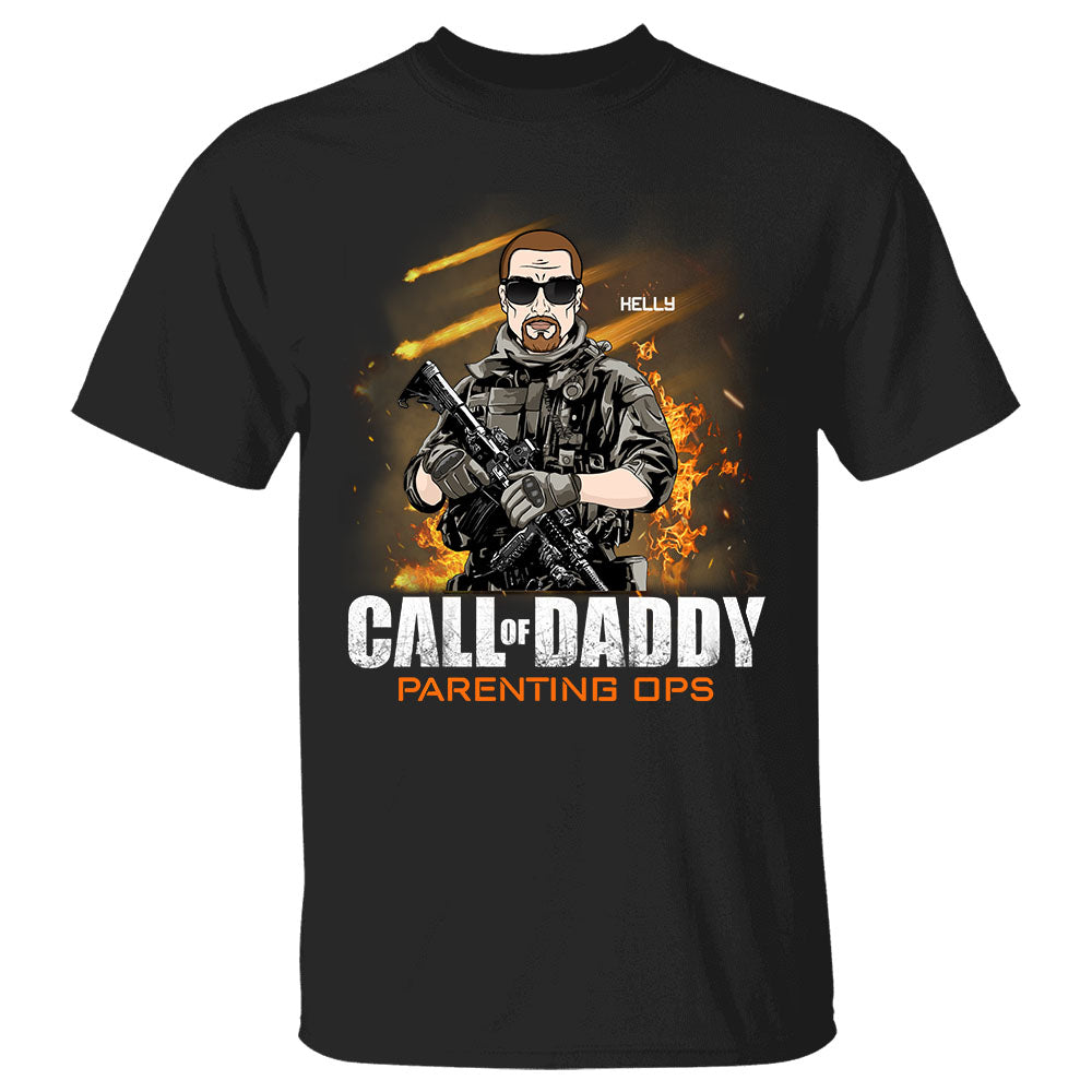 Call Of Daddy Parenting Ops Custom Shirt Gift For Dad