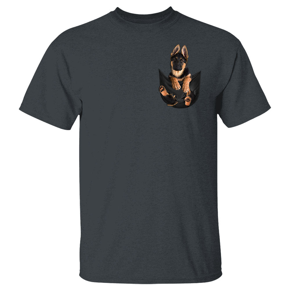 Custom Dog In Pocket Shirt For Dog Lovers