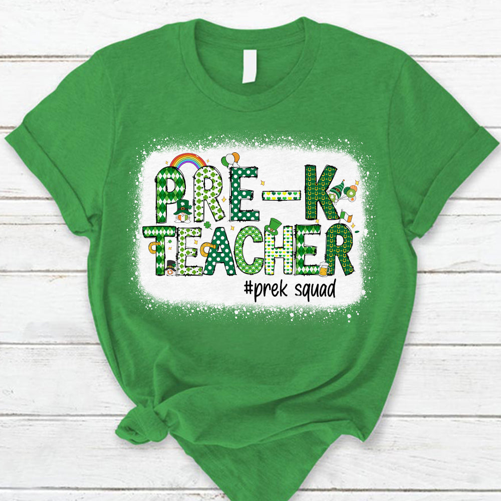 Personalized Shirt For Teacher Custom Title - Custom Teacher St.Patrick's Day Shirt