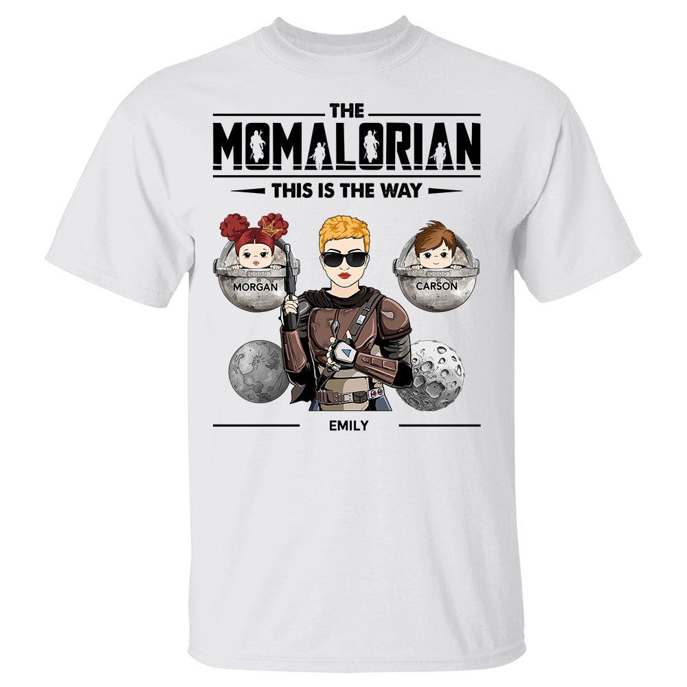 The Mamalorian Nanalorian This Is The Way Personalized Shirts - Mother's Day Gift For Grandma For Mom