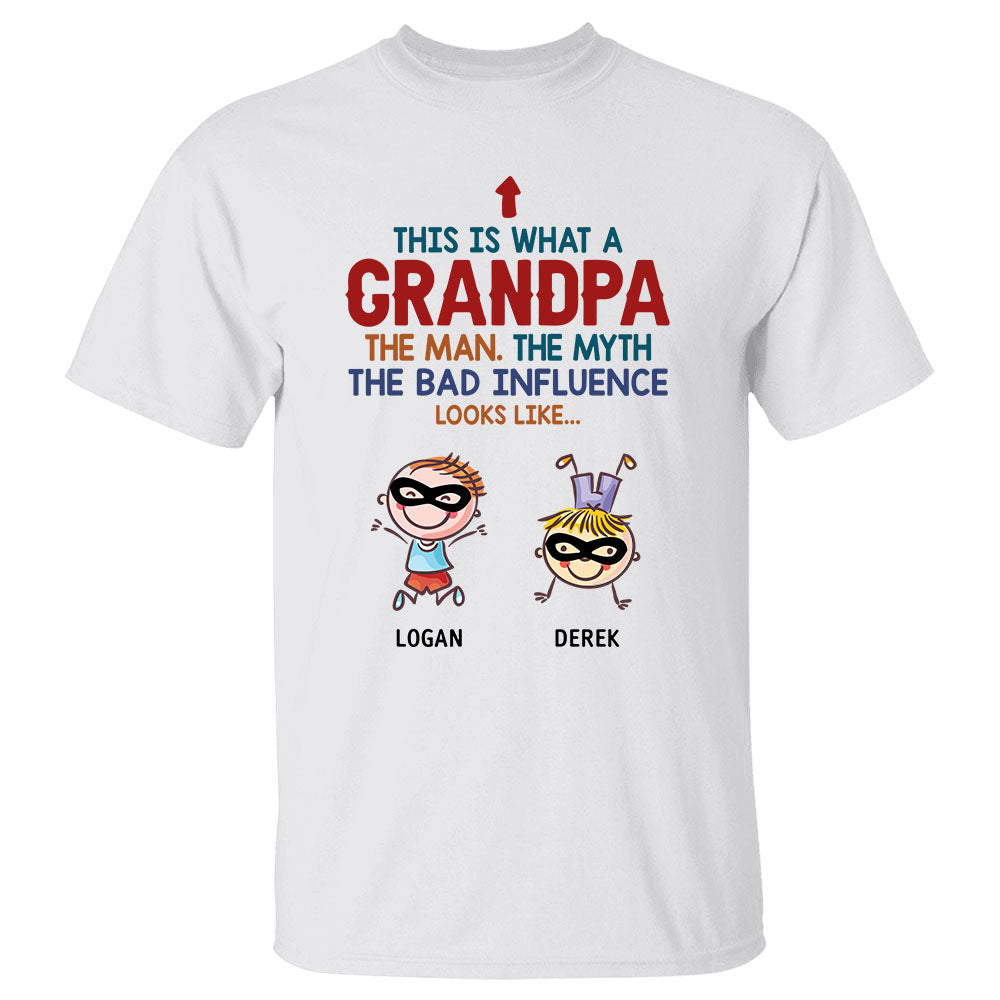 This Is What A Papa Looks Like Personalized Shirt Gift For Grandpa