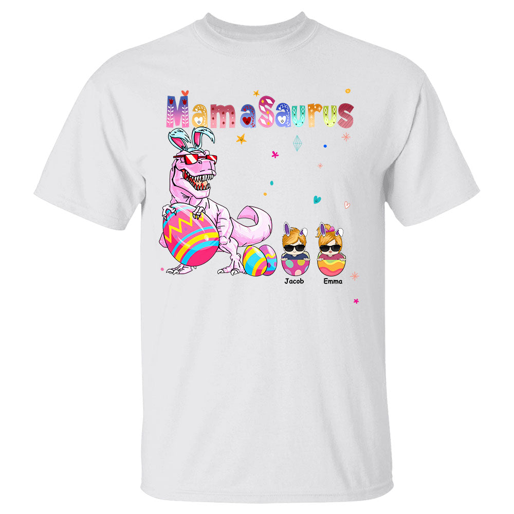 Grandmasaurus Easter Day Personalized Shirt Gift For Grandma