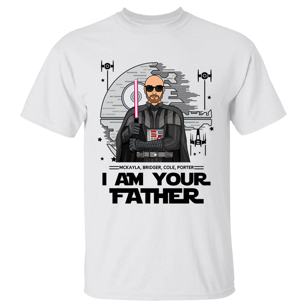 I Am Your Father Darth Vader T-Shirt Gift For Your Dad & Your Husband