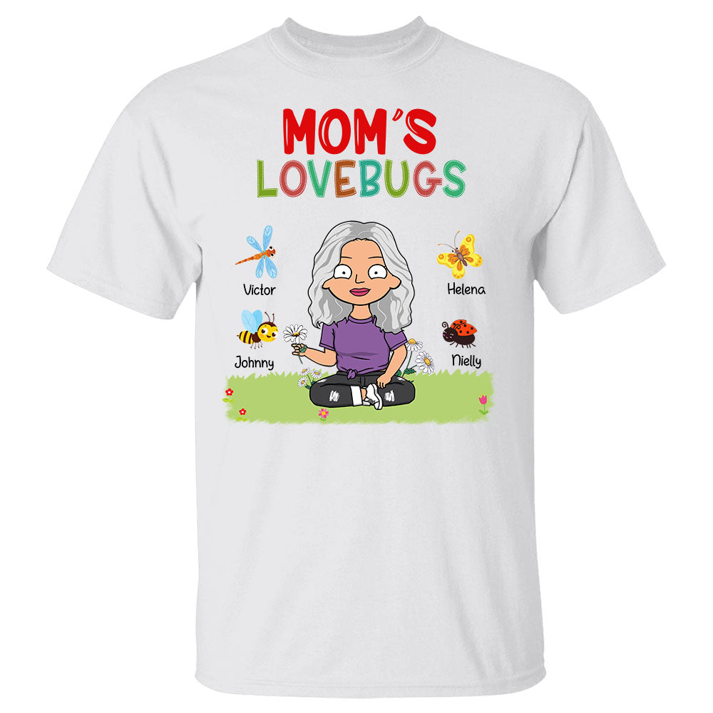 Grandma's Love Bugs Personalized Shirt For Grandma