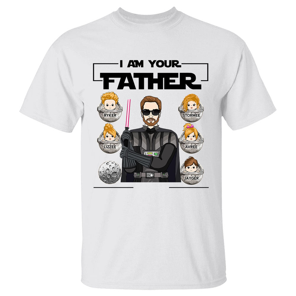 I Am Your Father Custom Shirt: Personalized Gift for Dad & Grandpa - Father's Day & Birthday Present